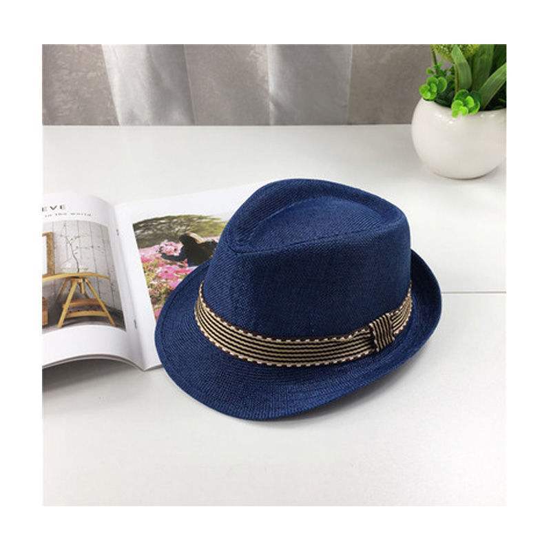 Children's performance jazz straw hat