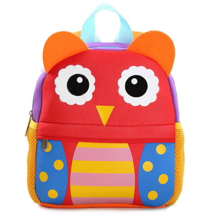 3D Cartoon Diving Material Children's School Bag