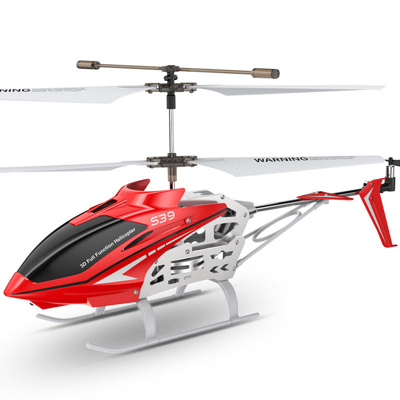 Three-channel alloy helicopter