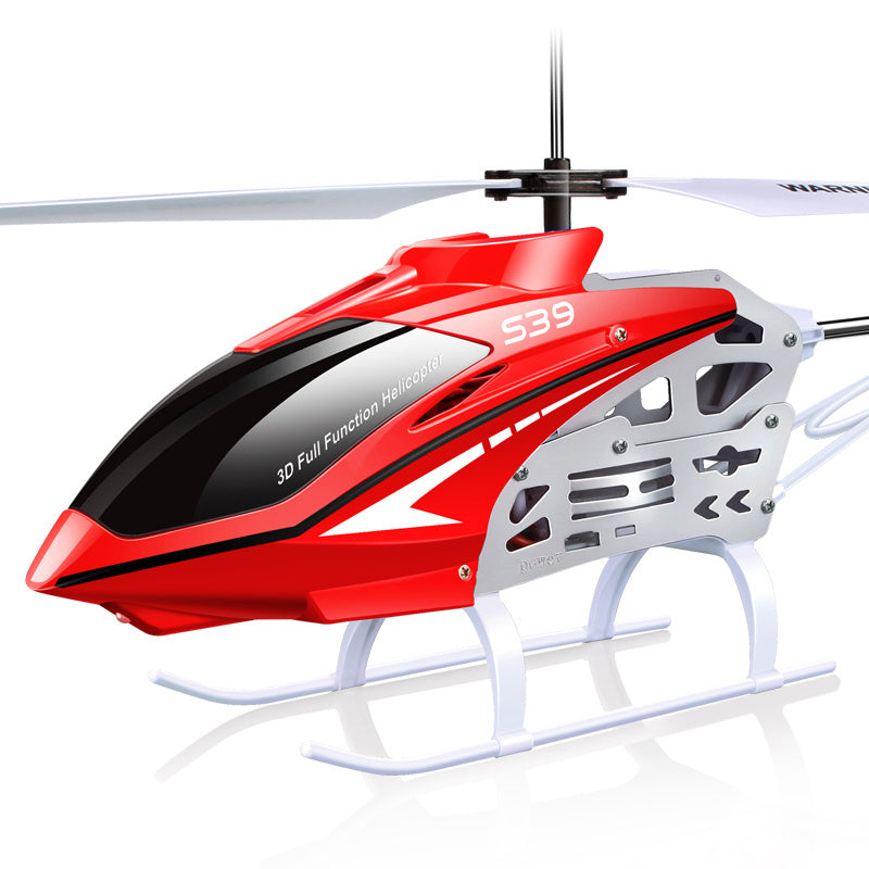 Three-channel alloy helicopter