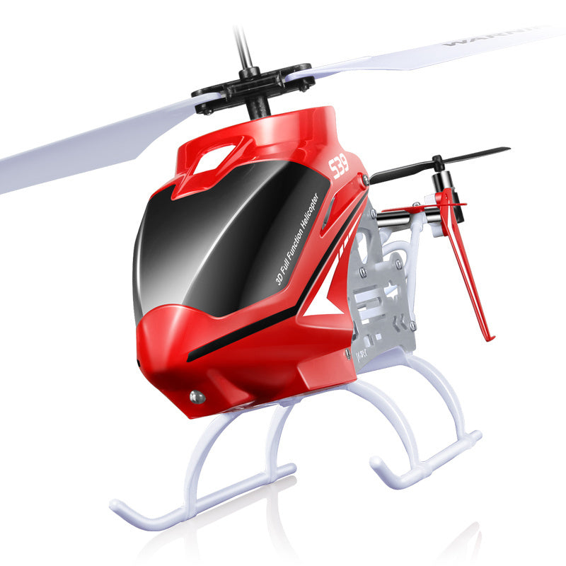 Three-channel alloy helicopter