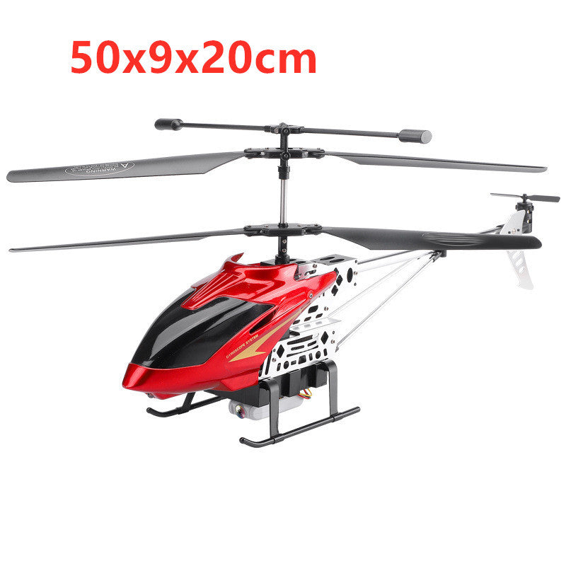 Three-channel alloy helicopter