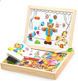 Wooden Magnetic Puzzle Toys For Kids