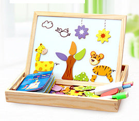 Wooden Magnetic Puzzle Toys For Kids