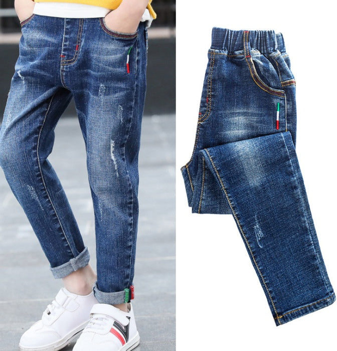 Boys' denim trousers