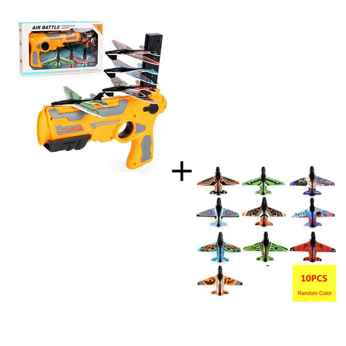 Boy Toys Hand Throwing Spin Glider Model Launcher