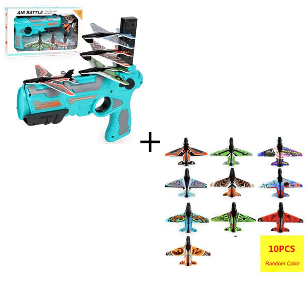 Boy Toys Hand Throwing Spin Glider Model Launcher