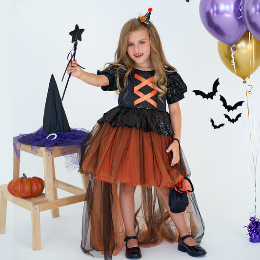 Halloween Girls' Costume Party Dress